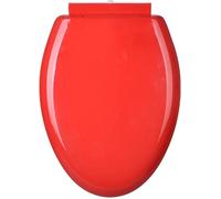 18.5" Elongated Toilet Seat, V Type Colored PP Toilet Lid, Easy to Clean & Install Bathroom Toilet Seats, Quick One-Button Release, Load 180kg