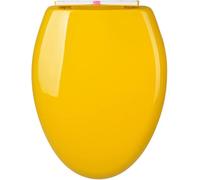18.5" Elongated Toilet Seat, V Type Colored PP Toilet Lid, Easy to Clean & Install Bathroom Toilet Seats, Quick One-Button Release, Load 180kg