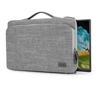 18.5 Inch Portable Monitor Case, 18.5 inch Laptop Protective Carrying Cover with PU Handle, Large Accessory Pocket and Water Resistant for Travel Monitor Bag Display Screen Sleeve, Gray