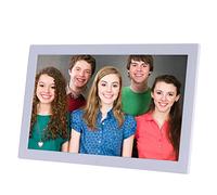 18.5 Inch Smart Digital Picture Frame,Wall-Mounted Electronic Photo Album,1680X945 Resolution,10 M Remotely Remote Control, It Is The Best Gift To Give Your Family (White)