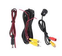 18.5 mm HD low light night version car rear Backup rear view car colorful display NTSC/PAL waterproof universal car rear view camera+reversing camera bumper mounted