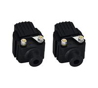 18-5186 Ignition Coil 2Pcs 339-7370A13 339-832757A4 Compatible with Mercury Mariner Outboard Engine 6HP-140HP V150 Compatible with Chrysler Force Outboard Engine 40HP 50HP 1995