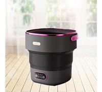 18.5L Portable Washing Machine 2 In 1 Foldable Washing Machine Convenience And Efficiency 12.6 * 12.2 * 13.4in Small Washer For Home Travel & Tiny Spaces(Black)