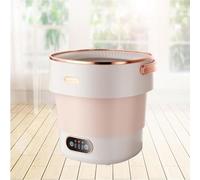 18.5L Portable Washing Machine 2 In 1 Foldable Washing Machine Convenience And Efficiency 12.6 * 12.2 * 13.4in Small Washer For Home Travel & Tiny Spaces(Beige)