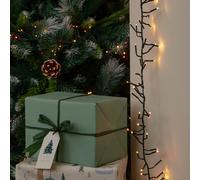 18.5m 1440 LED ClusterBrights Christmas String Lights in Red & Warm White