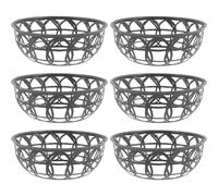 (18.5X18.5cm, Black) 6pcs Farmer Hat Inner Loop Diy Rice Hat Support Ring Loop Bamboo Hat Inner Support Holder