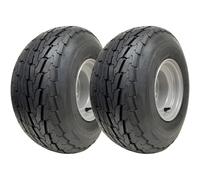 18.5x8.50-8 Trailer Tyre & Wheel Assembly 4x4” PCD Road Legal 425kgs (Set of 2)