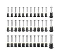 18-72Pairs Neoprene Well Nuts Kit M4 M5 M6 Stainless Bolt For Windscreen(36 Pairs)