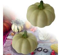 18.9 Inch Orange Pumpkin Decoration Simulation Extra Large Fruit Model Lifelike Vegetable Ornament Halloween Home Girls Ornament (C, One Size)
