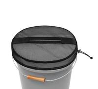 18.9 Litre Bucket Mesh Lid - Boat Bin Cover Converter with Mesh Opening for Fishing Bucket, Fishing Boat Accessories for Bait Organisation, Maritime Waste Disposal, Camping, Outdoor