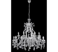 Searchlight Lighting Marie Therese 18 Light Crystal Chandelier Chrome Finish, E1