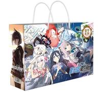 18 Blue Archives Lucky Bag Decor | Anime Figure Acrylic Stand, Stickers, Cards, Bracelet, Curriculum, Poster, Badges, Bookmark | Blue Archives Merch Collections Box