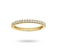 18 Carat Yellow Gold 0.50 Carat Brilliant Cut Claw Set Full Eternity Ring - Ring Size P