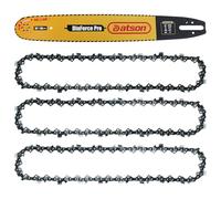 18" Chainsaw Bar and Chain Combo 325" Pitch 0.063" Gauge 74 Drive Links | 18 Inch Replacement For AEG Models KES36,Fit For Stihl 024,026,026 PRO,026P,028,028 Super,029,030,031,032, 034,034 SUPER