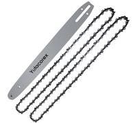 18" Chainsaw Guide Rail and Chain Combination Replacement Accessories Fit EGO Power+ CS1800; CS1804, Fit for Poulan Pro PR4218; Fits Greenworks 29142; 2904102-3/8" 0.050