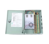 18 Channel DC 12V Channel Power Supply CCTV Distribution Box Lock Security Multiple Camera