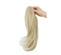 18" Claw Clip Ponytail Extension Long Slightly Wavy Layered Pony Tail Natural Looking Synthetic Hairpiece for Women(16-613)