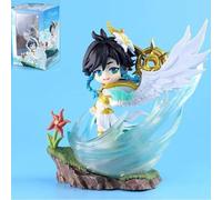 18 cm/7.08 inches Genshin Impact Barbatos PVC Collectible Game Q Action Figure Character Model Anime Toys