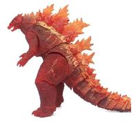 18 cm Anime Figure 2019 King of The Monsters Burning Surrounding Action Figures Dinosaur Collector Model Statue Toy (Red)