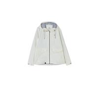 (18, Coconut) LightHouse Women's Lucy Rubberised Showerproof Jacket - Ladies hip length Windproof Spring Summer Outdoor Coat with Hood