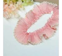 18-Color Chiffon Folds Dog Gold Thread Border Lace DIY Clothes Hat Home Textile Ornaments Multi-Purpose Sewing Accessories-See The Picture_n-1 Yard