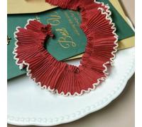 18-Color Chiffon Folds Dog Teeth Gold Thread Border Lace DIY Clothes Hat Home Textile Ornaments Multi-Purpose Sewing Accessories