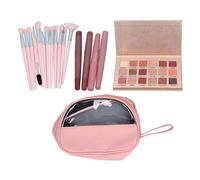 18 Colors Eyeshadow Palette Makeup Kit Makeup Brushes Lipstick Eyeshadow Set Women Full Cosmetic Kit Multipurpose Makeup Sets for Daily Party Travel