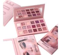 18 Colors Pigmented The New Nude Eyeshadow Palette Blendable Long Lasting Eye Shadow Palettes Neutrals Smoky Multi Reflective Shimmer Matte Glitter Pressed Pearls Eye Shadow Makeup palette Cosmetics