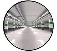 18" Convex Blind Spot Mirror - Safety Observation Mirror for Driveway Garage & Warehouse - Panoramic Traffic Mirror for Enhanced Visibility & Accident Prevention