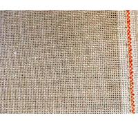 18 Count Linen Zweigart Aida with Glitter Lurex Thread Cross Stitch Fabric 50 x 55cm
