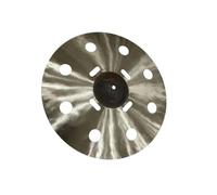 18" Crash Effect Cymbals Handmade Professional Cymbals12 Holes Percussion Instrument Cymbals Cymbal Set (Color : C)