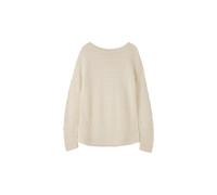 (18, Cream) LightHouse Women's Pearl Crew Neck Jumper - Ladies Warm Round Neck Sweater