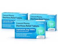 18 Crescent Pharma Hydrochloride 2mg Tablets | Convenient for Home or Travel | Suitable for Vegetarian (Pack of 3)