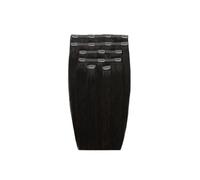 18" Double Hair Set Clip-In Extensions Beauty Works Natural Black One Size