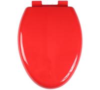 18" Elongated Toilet Seat, V-Shaped Quiet Soft Close Toilet Lid, Quick Installation & Easy Clean, Safe Durable PP Plastic WC Seat, 330 Lbs Capacity Max,Green
