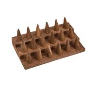 18 Fingers Wood Display Stand for Daily Use 7.8x4.7x2.7inch Holder