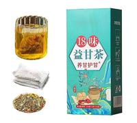 18 Flavors Liver Care Tea,18 Flavors of Liver Protection Tea,Daily Liver Nourishing Tea,Chinese Nourishing Liver Tea,18 Different Herbs,Everyday Nourishing Liver Tea for All People (1Box)