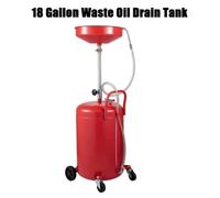 18 Gallon Workshop Waste Oil Drain Drainer Tank Heavy Duty Oil Collecting Pan