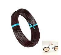 18 Gauge 1mm Brown Aluminum Craft Wire, 45m Flexible Wire for Crafts, Floristry, Jewellery Making, Bead Floral Making, Modelling