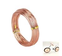 18 Gauge 1mm Copper Aluminum Craft Wire, 45m Flexible Wire for Crafts, Floristry, Jewellery Making & Bead Floral Making