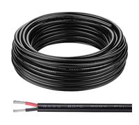 18 Gauge 2 Conductor Electrical Wire iGreely 18AWG Electric Cable 50 ft Oxygen Free Stranded Tinned Copper Wire High Temperature Resistance Soft and Flexible