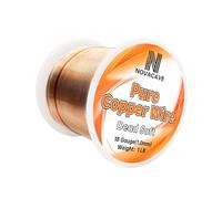 18 Gauge 99.9% Pure Copper Wire for Jewelry Making, Electroculture Gardening, Dead Soft, 1 LB Spool 213Ft Beading Wire