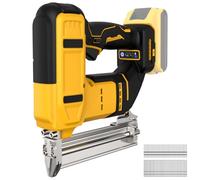 18 Gauge Cordless Brad Nailer & Staple Gun for Dewalt 20V MAX Battery, 2-in-1 Battery Powered Nail Gun with 2000 Nails, Electric Nail Gun for Woodworking, DIY, Framing & Home Improvement (No Battery)