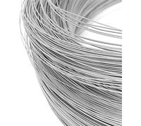 18 Gauge Stainless Steel Wire, Galvanized Garden Wire, 5M-100M (60M/197Ft) Heavy Duty for Fencing, Plant Support, Crafts, and DIY Projects