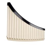 18-hole Resin Curved Panpipe 16-hole With Bottom Support For Anti-collision Beginner Wind Instrument(Beige,18)