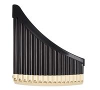 18-hole Resin Curved Panpipe 16-hole With Bottom Support For Anti-collision Beginner Wind Instrument(Black,16)