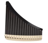18-hole Resin Curved Panpipe 16-hole With Bottom Support For Anti-collision Beginner Wind Instrument(Black,18)