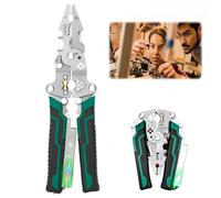 18 in 1 Electrical Pliers & Wire Stripper Tool with Insulated Grips,Electricians Tools for Cutting,Crimping & Automatic Cable Stripping,Folding Multi Tool Pliers for DIY Professional Use,Pliers Tools