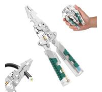 18 In 1 Foldable Ｗire Stripper, Tuvilo Electrical Pliers, 2025 New Folding Stylus Screwdriver Wire Stripper, Multifunctional Wire Stripping Pliers For Wire Cutting Stripping Crimping Repair Tool