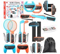 18 in 1 Switch Sports Accessories Bundle for Nintendo Switch 2 Sports,Family Accessories Kit Compatible with Switch 2 Sports Games